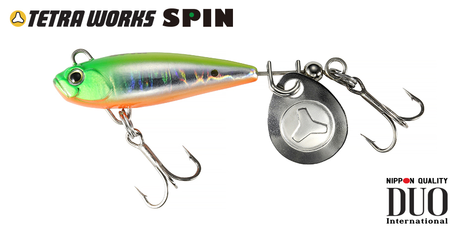 DUO TETRA WORKS SPIN 2.8cm 5gr CPA0601 Lime Head Chart OB