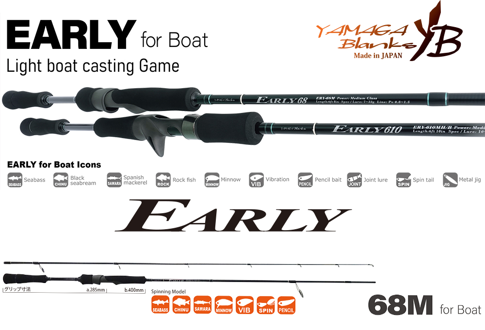 EARLY BOAT 68M 2.055m 7-32gr