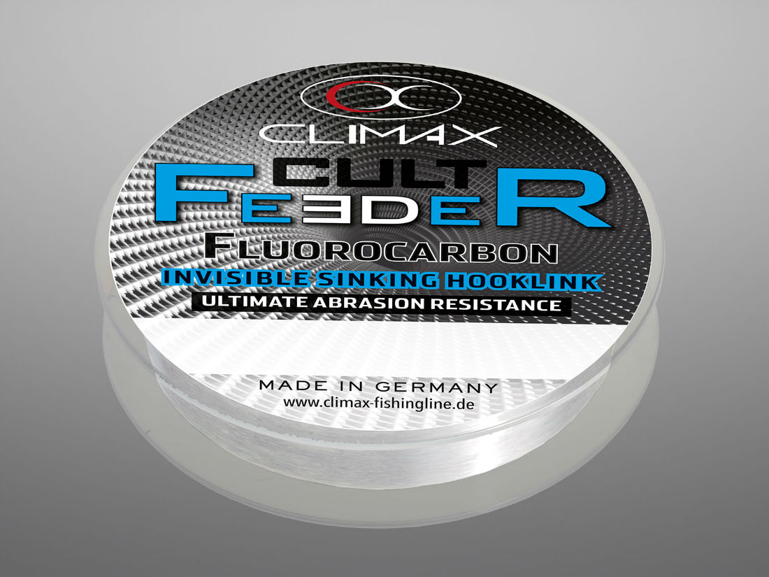FIR CLIMAX CULT FEEDER FLUOROCARBON INVISIBILE HOOKLINK 25m 0.28mm