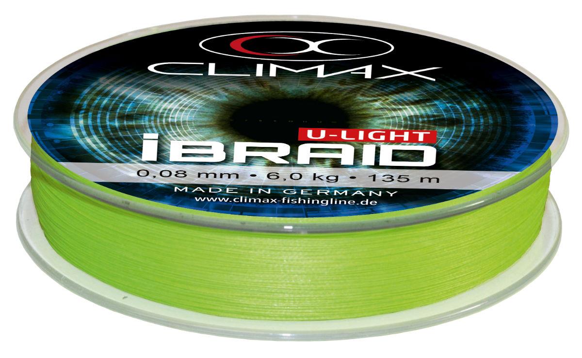 FIR CLIMAX iBRAID U-LIGHT CHARTREUSE 135m 0.08mm 6.0kg