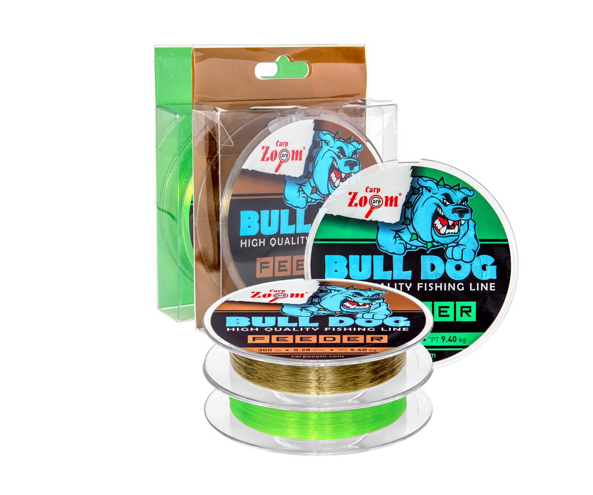 FIR CRAP BULL-DOG FLUO FEEDER 300m 0.22mm 6.40kg Fluo Green