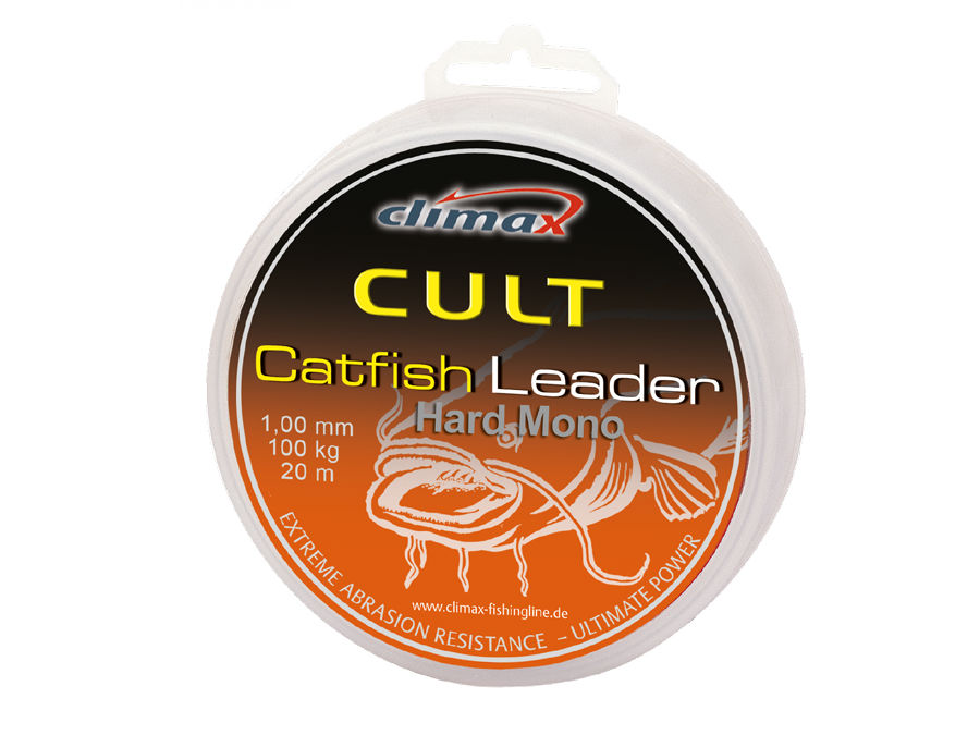 FIR CULT CATFISH HARD MONO LEADER 50m 1.05mm 80kg