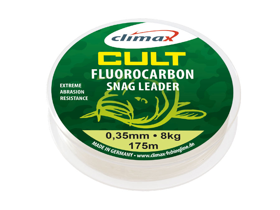 FIR CULT CRAP FLUOROCARBON SNAG LEADER 50m 0.60mm 40lb