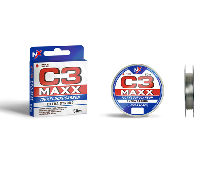 FIR FLUOROCARBON C3 MAXX 50M 0.188mm