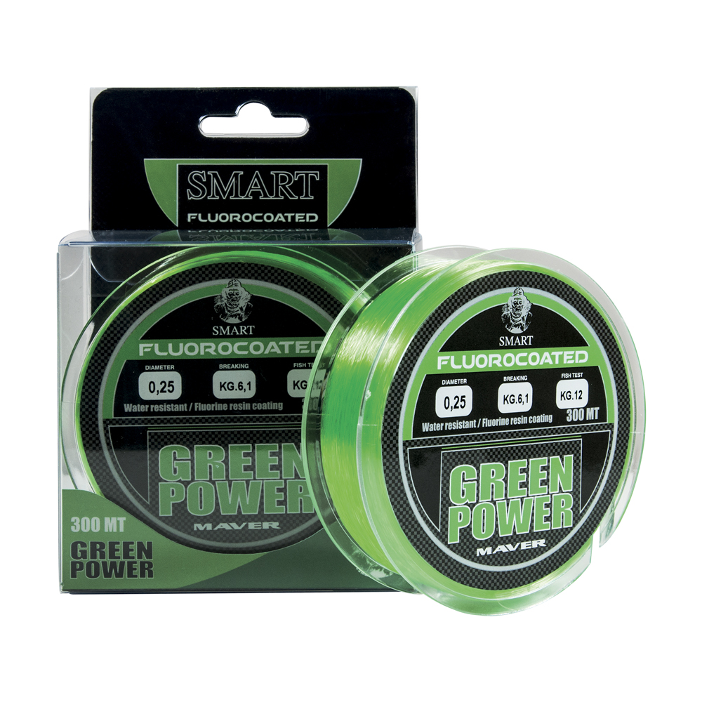 FIR GREEN POWER FLUORINE 300m 0.14mm Verde Fluo