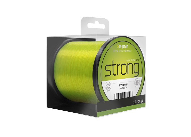 Fir Monofilament Delphin Strong CARP verde fluo 0,30mm 16,9bs/7.71kg 1200m