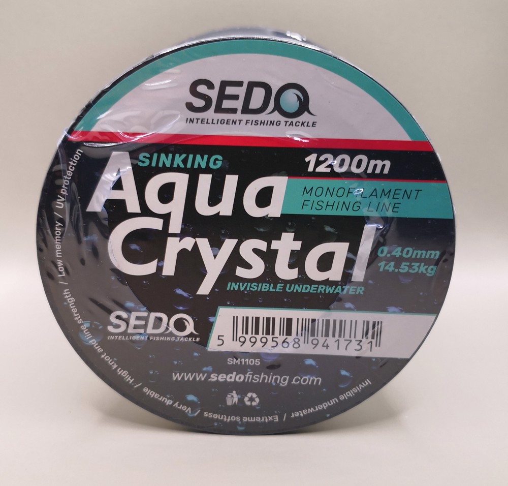 Fir Monofilament SEDO Aqua Crystal 1200m 0.40mm 14.53kg