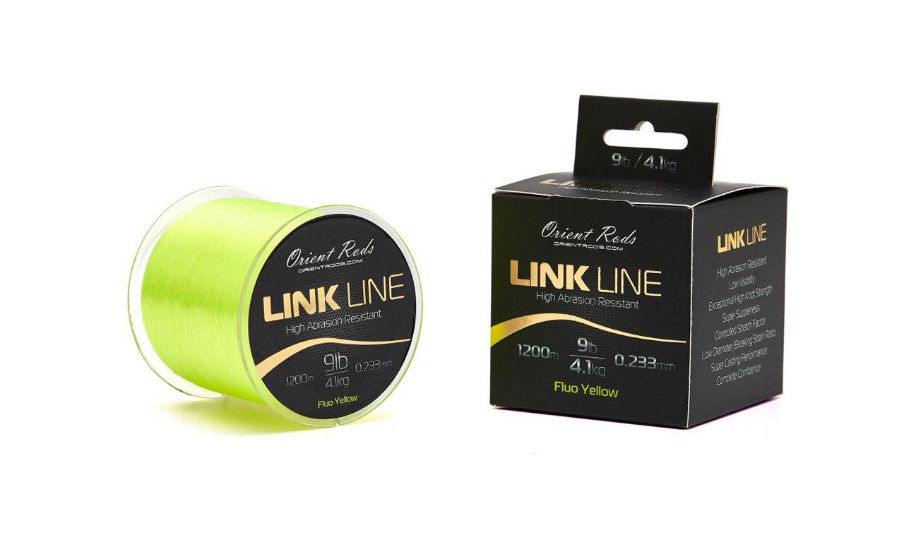 Fir Orient Rods Link Line Fluo Yello 0.233mm/1200m