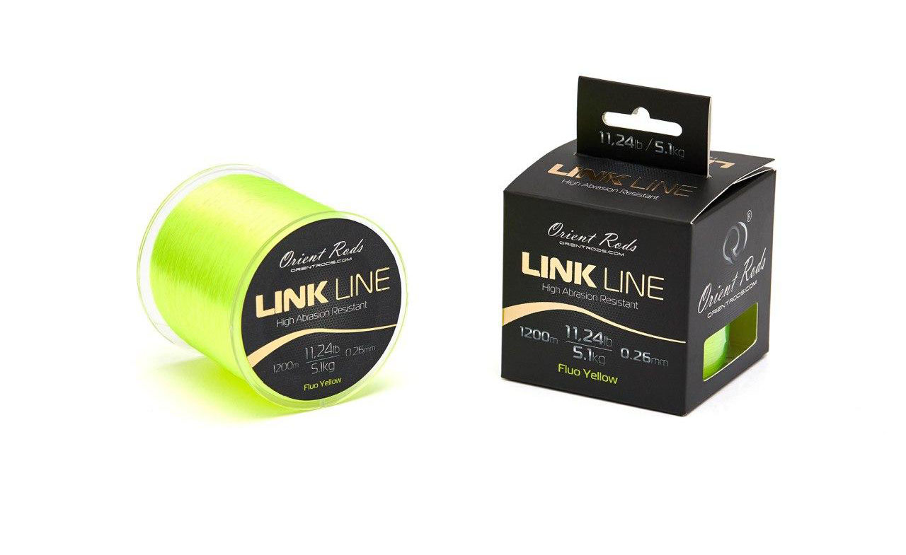 Fir Orient Rods Link Line Fluo Yello 0.26mm/1200m