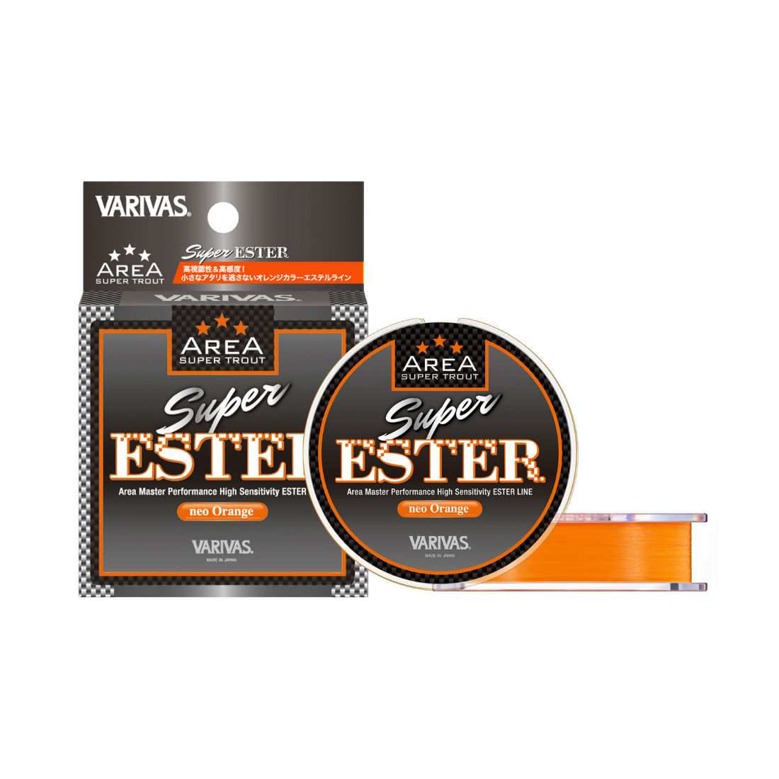 FIR SUPER TROUT AREA SUPER ESTER NEO ORANGE 140m 0.104mm 2.1lb