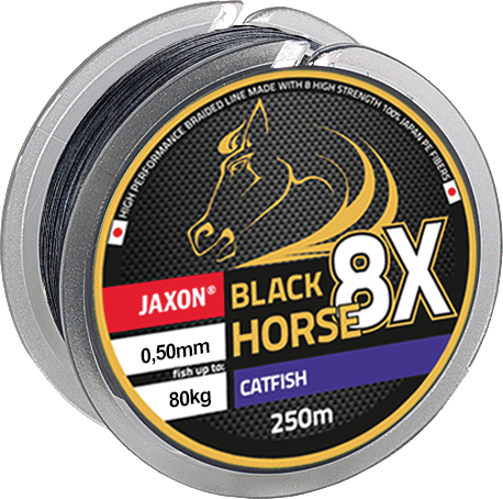 FIR TEXTIL BLACK HORSE PE 8X CATFISH 1000m 0.45mm 65kg