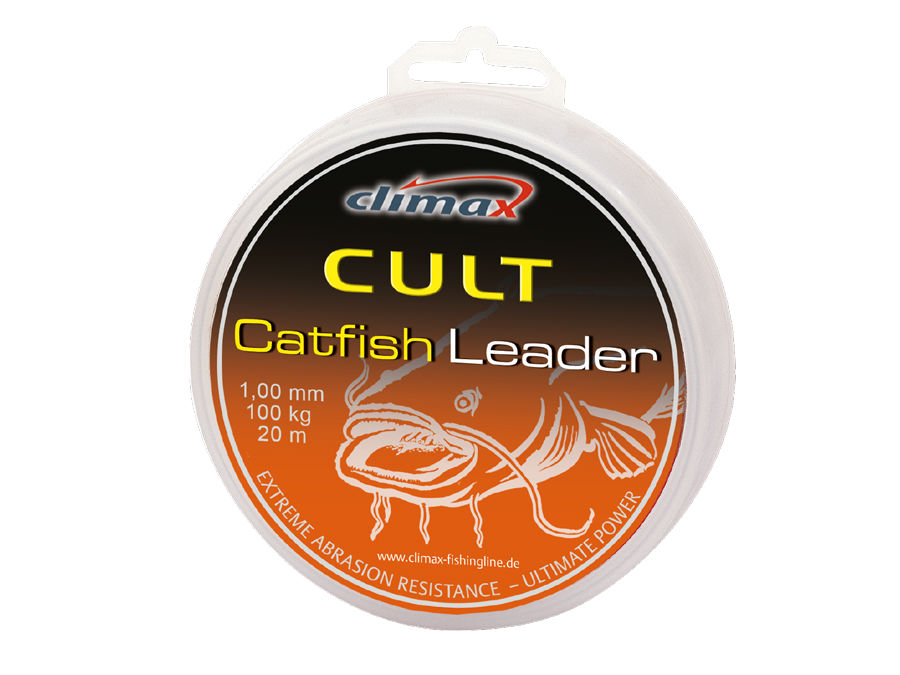 FIR TEXTIL CULT CATFISH LEADER 20m 1.00mm 100kg Grey