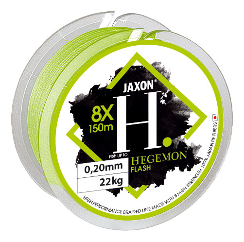 FIR TEXTIL HEGEMON 8X FLASH 150m 0.06mm 4kg Verde Fluo