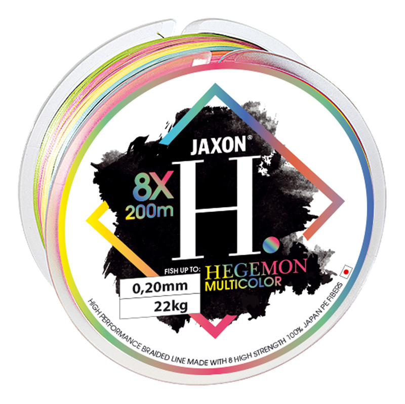 FIR TEXTIL HEGEMON 8X MULTICOLOR 200m 0.22mm 25kg