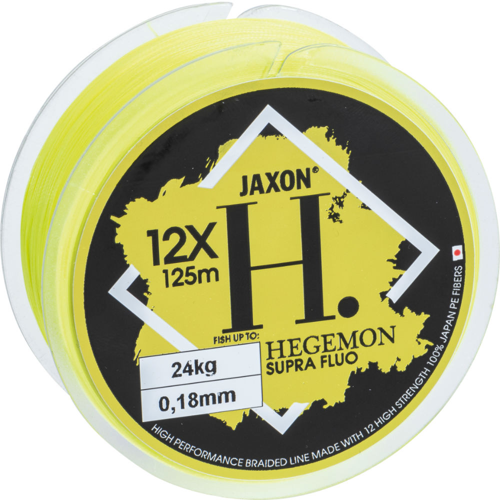 FIR TEXTIL HEGEMON SUPRA 12X FLUO 125m 0.10mm 8kg