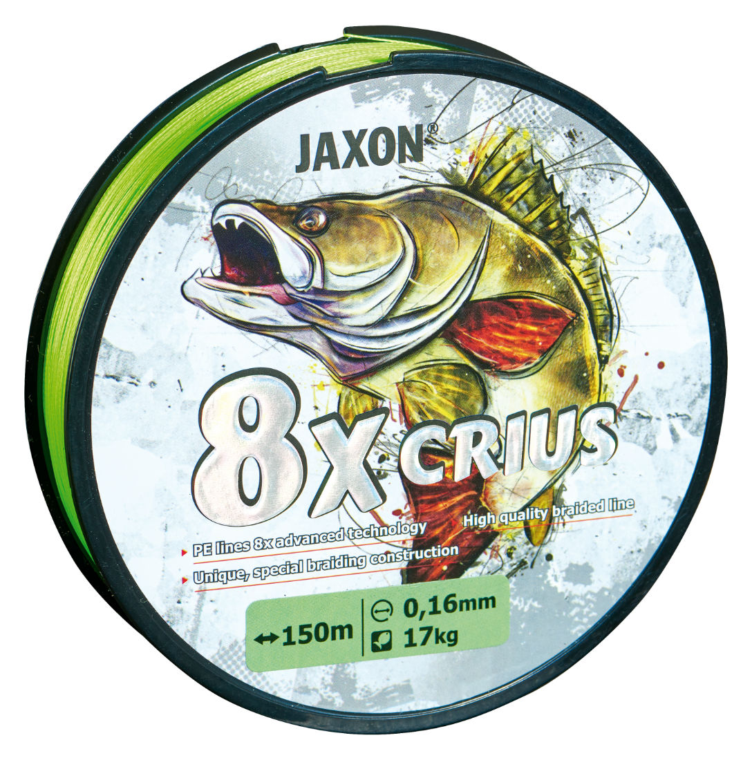 FIR TEXTIL JAXON CRIUS PE X8 FLASH GREEN 150m 0.10mm 7kg
