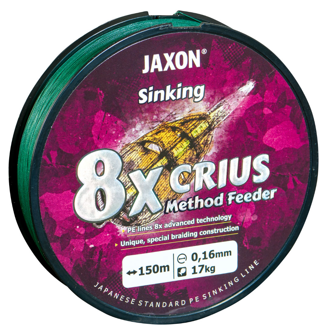 FIR TEXTIL JAXON CRIUS PE X8 METHOD FEEDER SINKING 150m 0.16mm 17kg