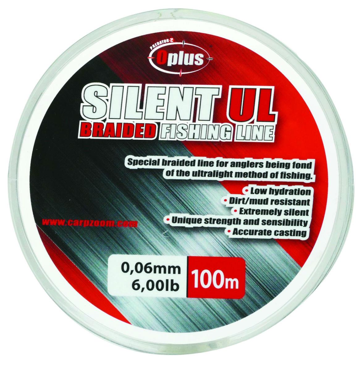 FIR TEXTIL PREDATOR Z OPLUS SILENT UL 100m 0.04mm 4lbs Verde