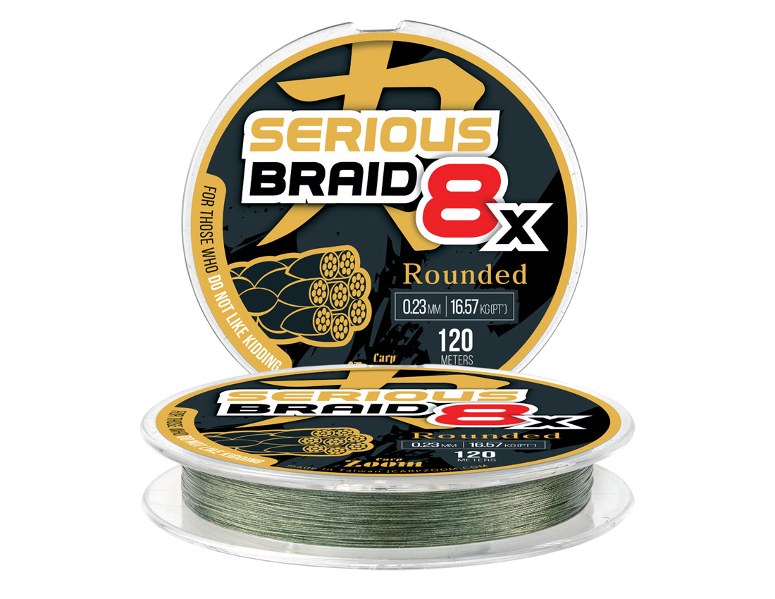 FIR TEXTIL SERIOUS 8X 120m 0.08mm 4.83kg Green