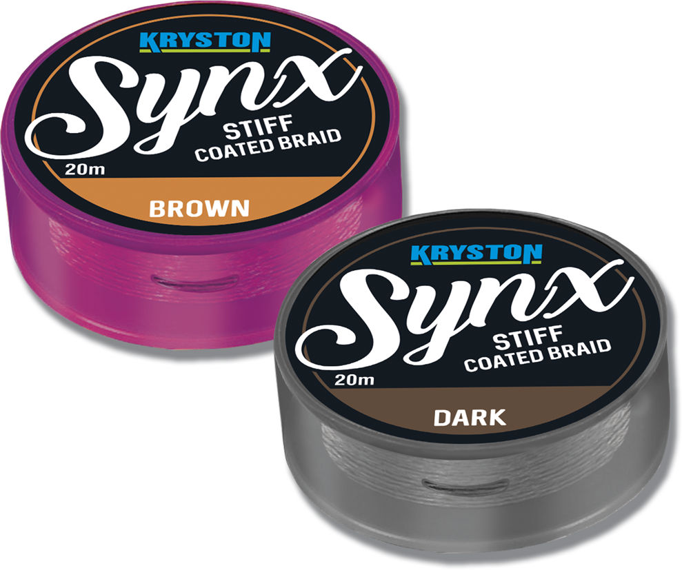 FIR TEXTIL SYNX STIFF COATED 20m 20lb Grawel Brown