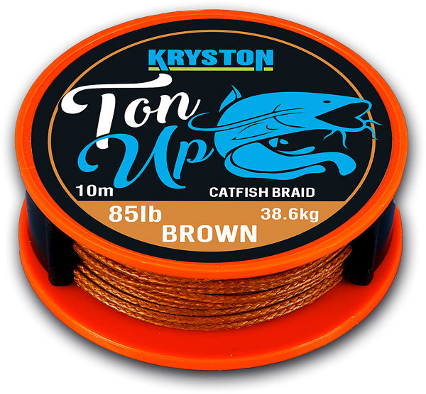 FIR TEXTIL TON UP CATFISH 10m 85lb Gravel Brown