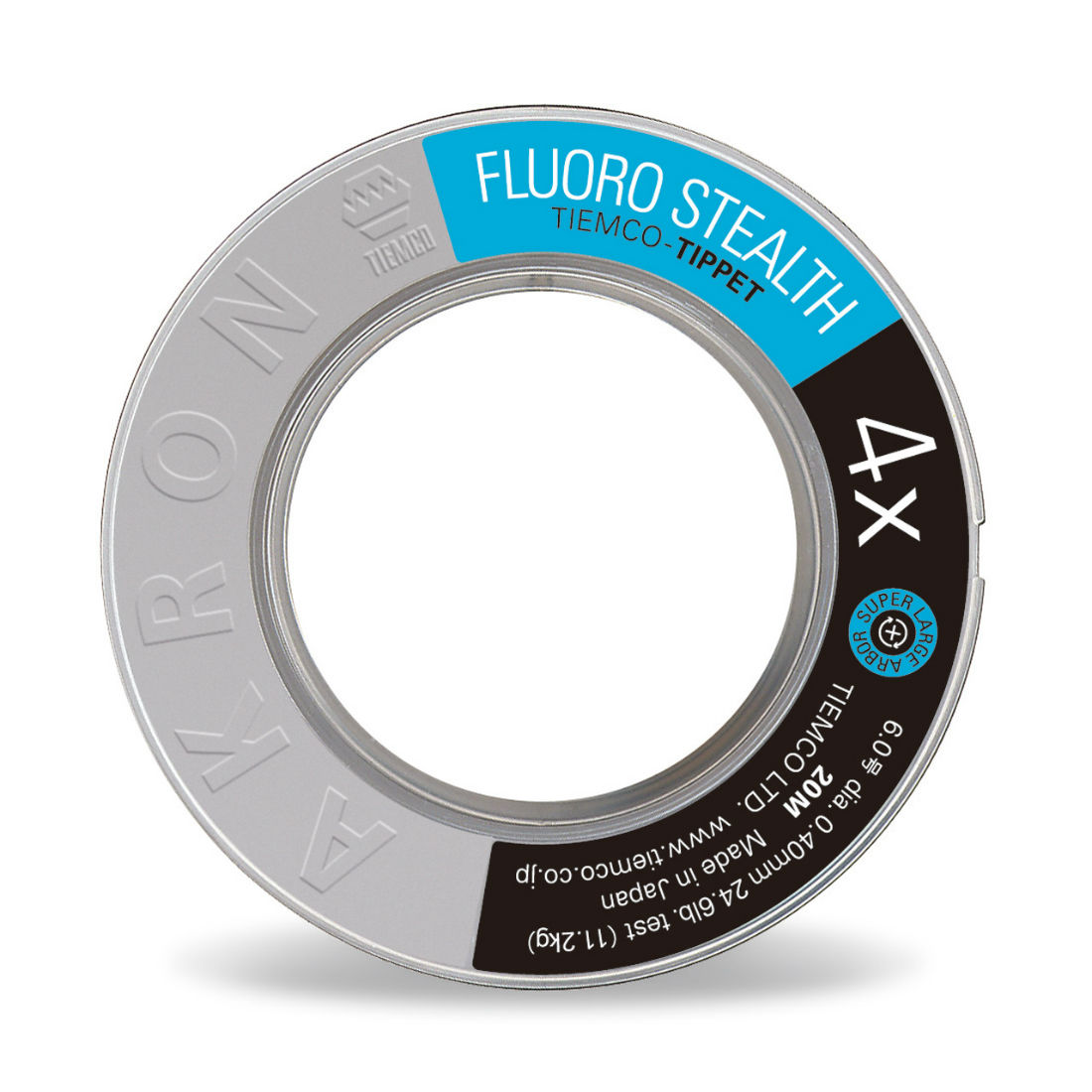 FIR TIEMCO FLUOROCARBON STEALTH TIPPET 50m 3.5X 0.18mm 6.5lb