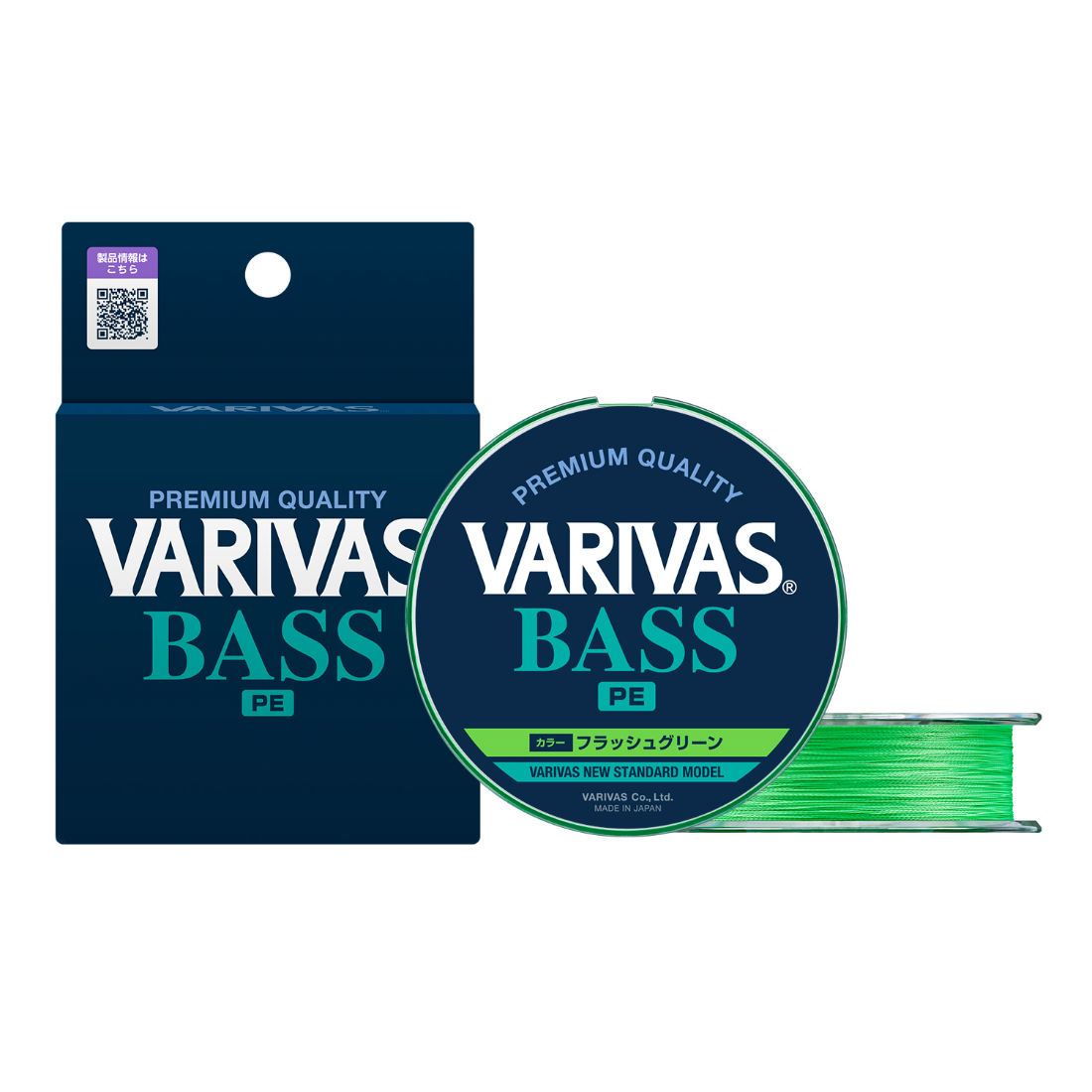 FIR VARIVAS BASS PE X4 150m 0.218mm 30lb Flash Green