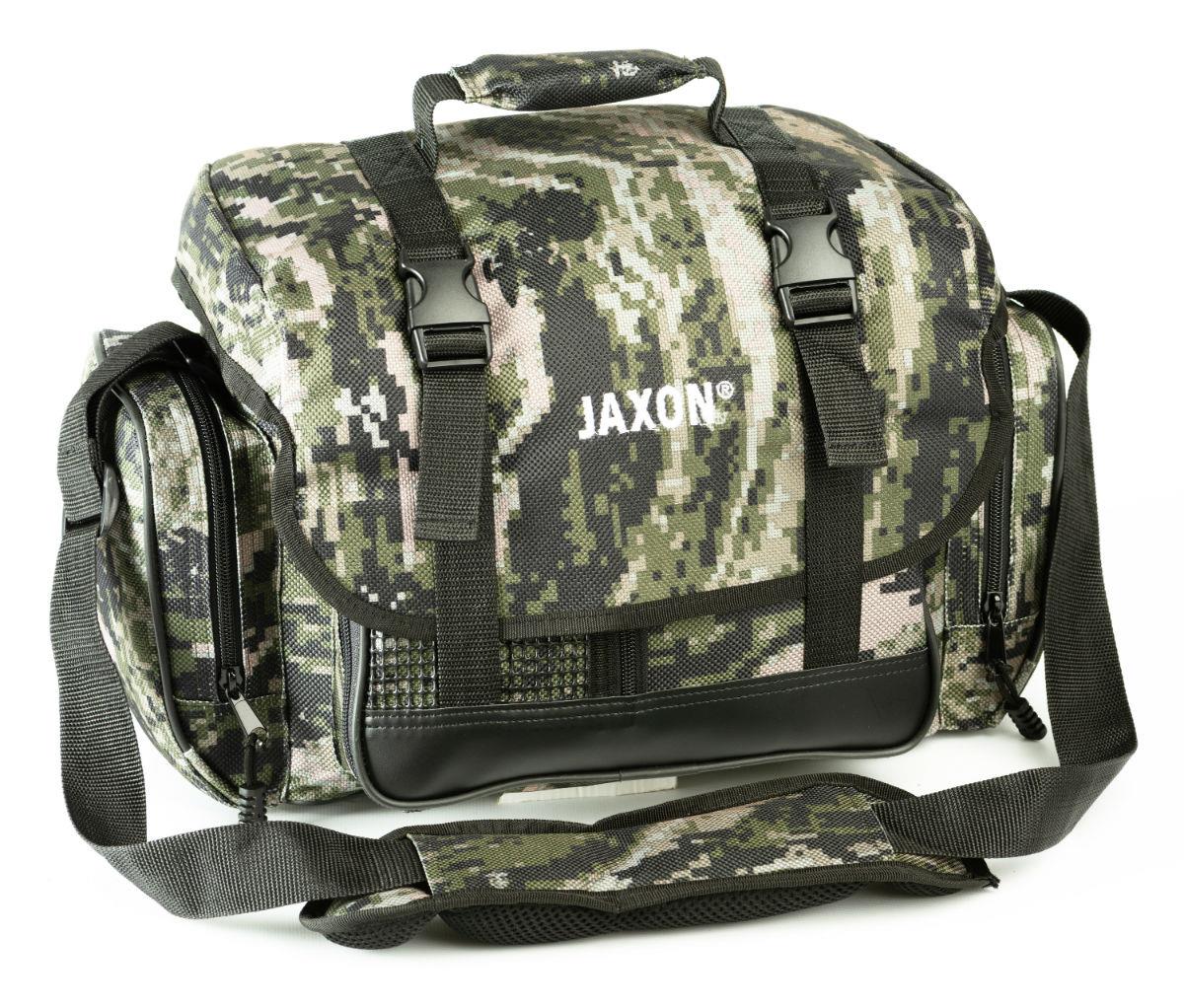 GEANTA PESCAR JAXON CAMOU 41*21*25CM