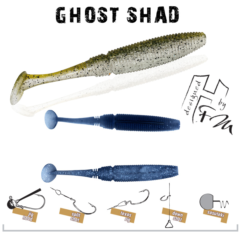 GHOST SHAD 7.5cm NATURAL SHAD