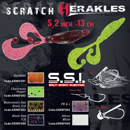 GRUB SCRATCH 5.2 13cm BLACK/RED FLK