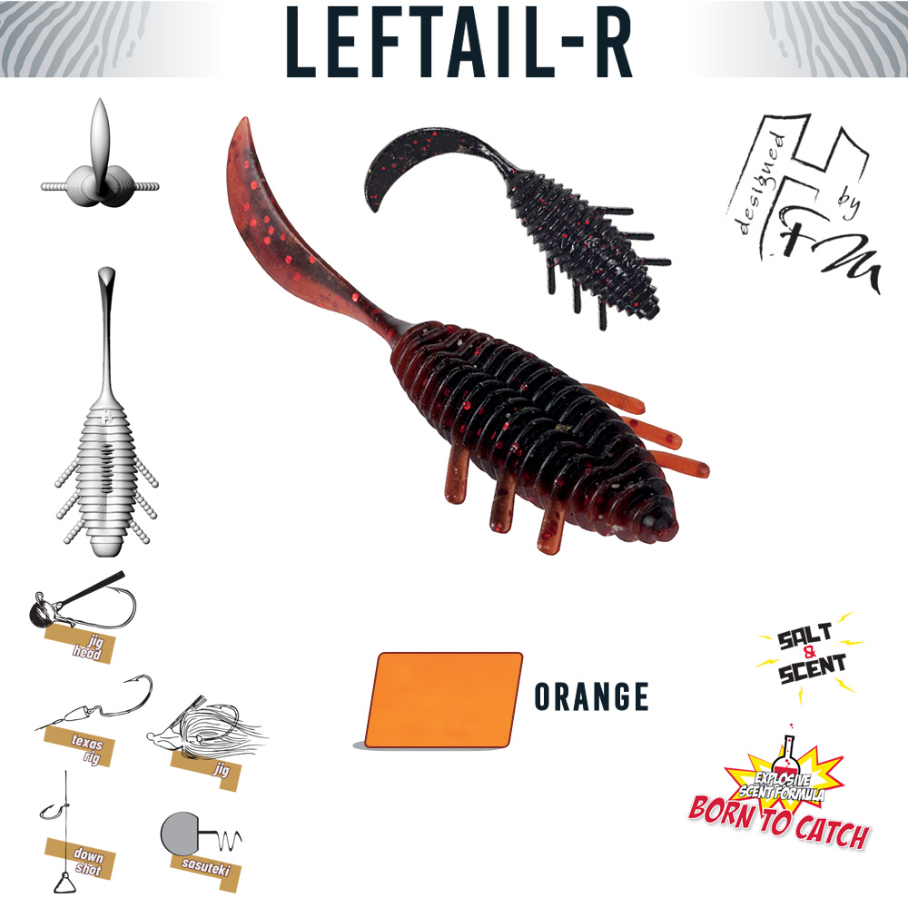 HERAKLES LEFTAIL-R 1.8 4.5cm Orange
