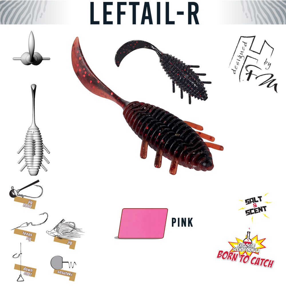 HERAKLES LEFTAIL-R 1.8 4.5cm Pink