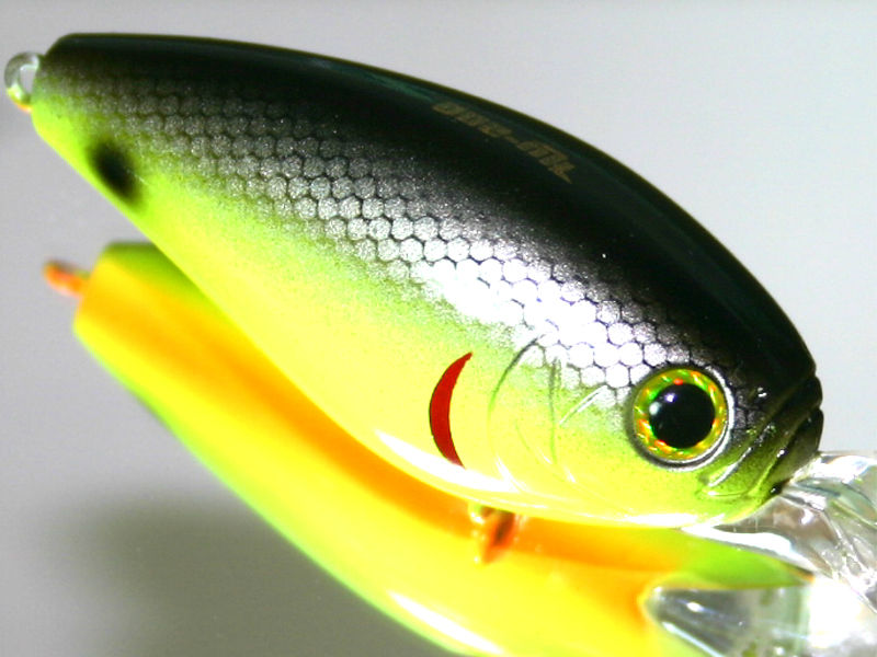 HIDE UP HU-200 F 5.8cm 15.4gr 10 Black Back Chart