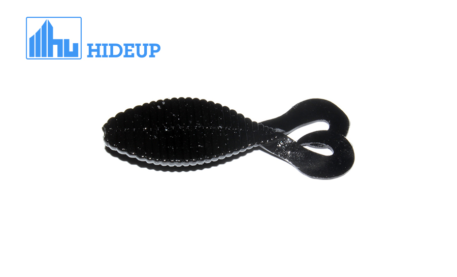 HIDE UP STAGGER WIDE TWINTAIL 2.2 5.6cm 109 Black Solid