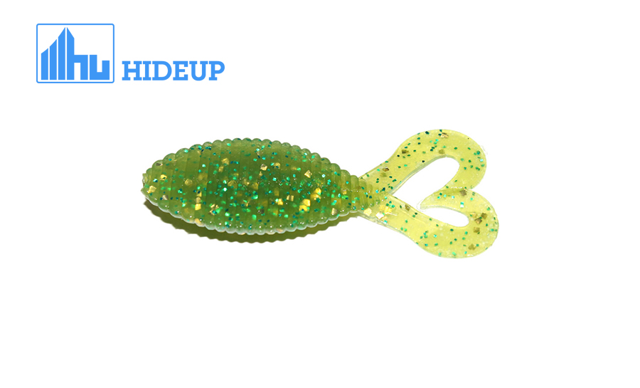 HIDE UP STAGGER WIDE TWINTAIL 2.2 5.6cm 111 Chart Green Gold Flake