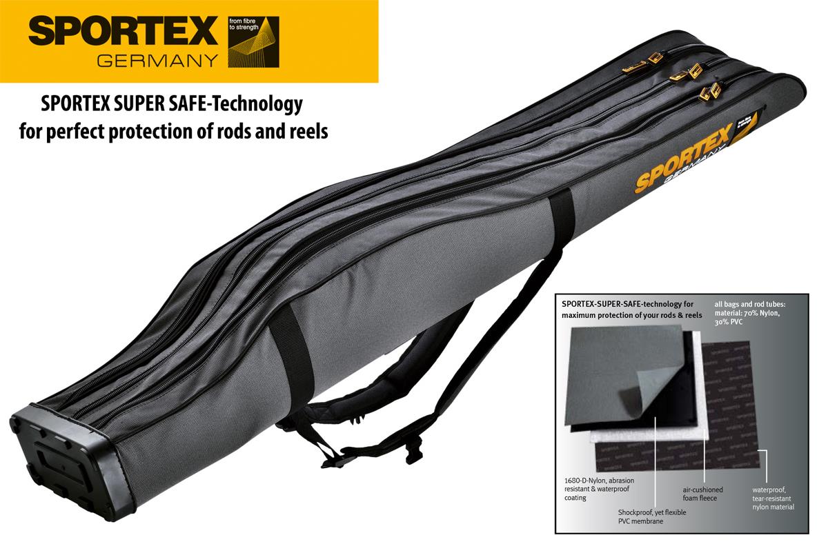 HUSA RIGIDA LANSETE SPORTEX III 3 COMPARTIMENTE 175CM Grey