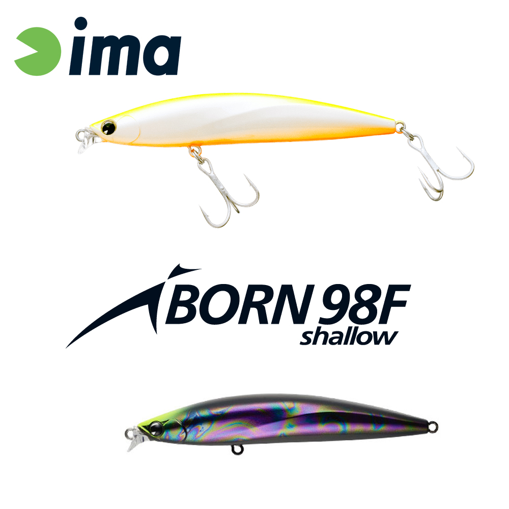 IMA IBORN 98F SHALLOW 98mm 13gr 014 Clear Back