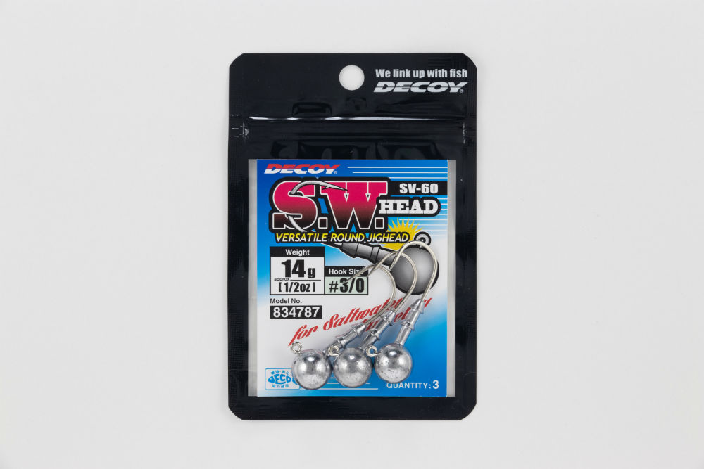 JIG DECOY SV-60 S.W HEAD ROUND NR.4/0 21gr