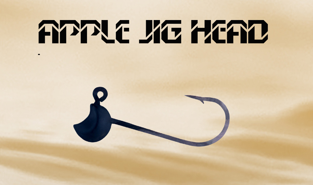 JIG HERAKLES APPLE JIG HEAD 6 1.5gr Matt Black