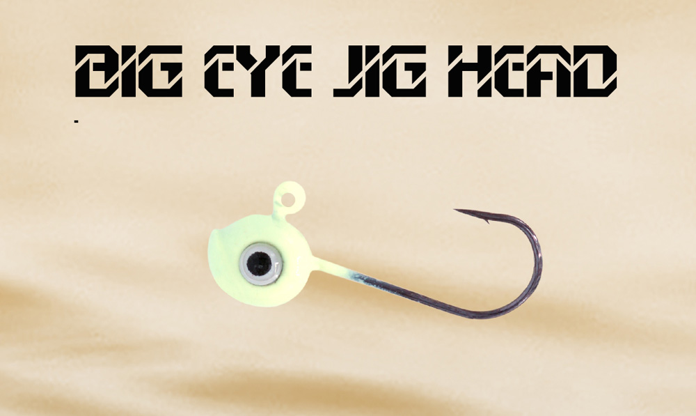 JIG HERAKLES BIG EYE JIG HEAD 6 2.0gr Glow