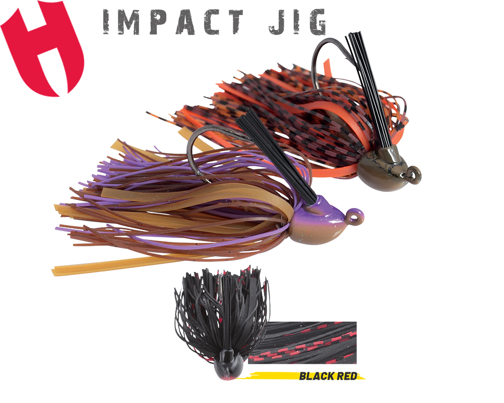 JIG IMPACT ANTIBRADIS 1/4oz 7gr Black/Red