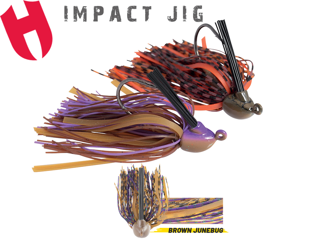 JIG IMPACT ANTIBRADIS 1/4oz 7gr Brown/Junebug