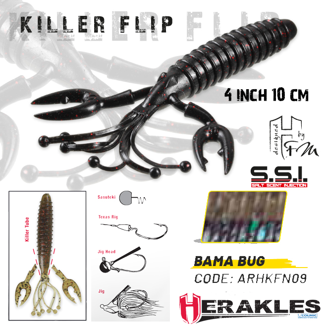 KILLER FLIP 4 10cm BAMA BUG