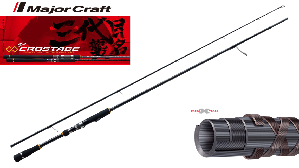 LANSETA MAJOR CRAFT CROSTAGE CRX-762ML/S R.FAST 2.28m 3-20gr