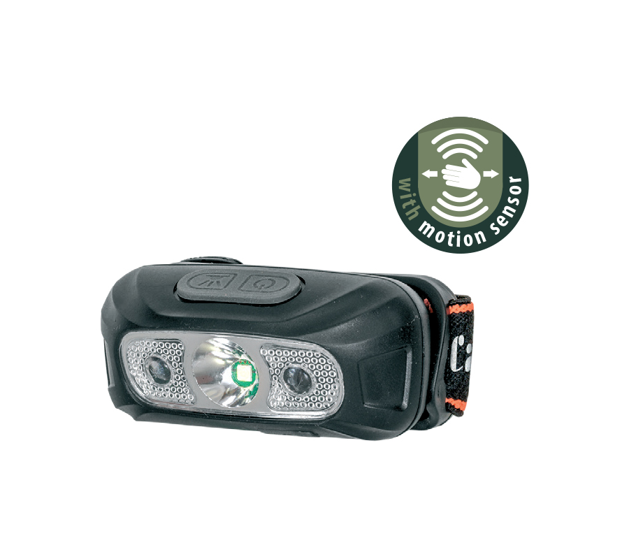 LANTERNA CAP CARP ZOOM ENTRANT MOTION SENSOR HEAD LAMP