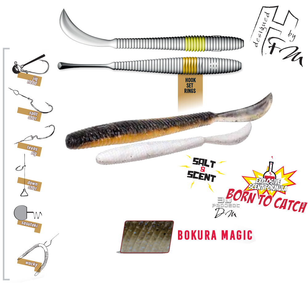 LEFTAIL WORM 4.8 12cm Bokura Magic