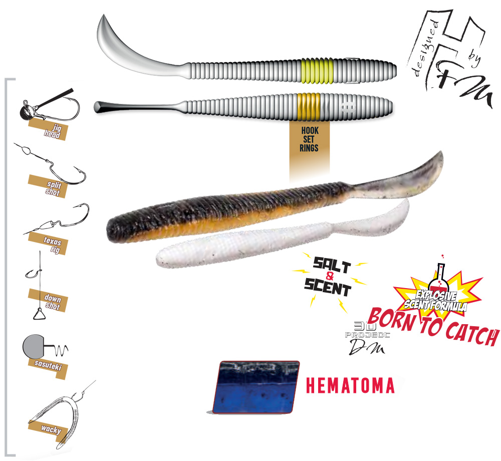 LEFTAIL WORM 4.8 12cm Hematoma