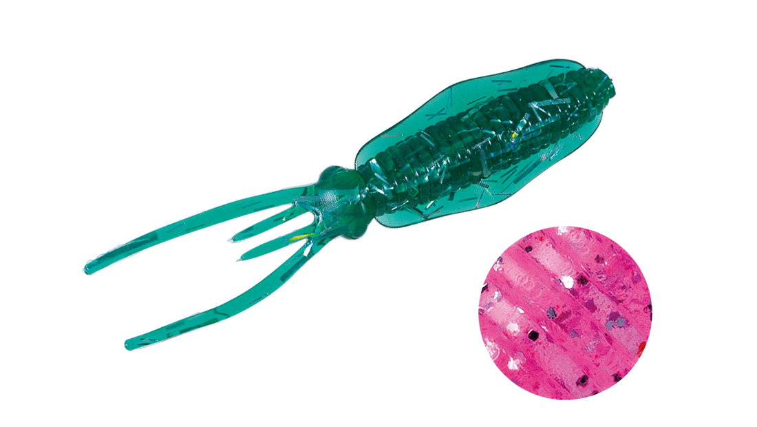 MAJOR CRAFT PARAWORM FALL IKA 3.8cm #065 Clear Pink