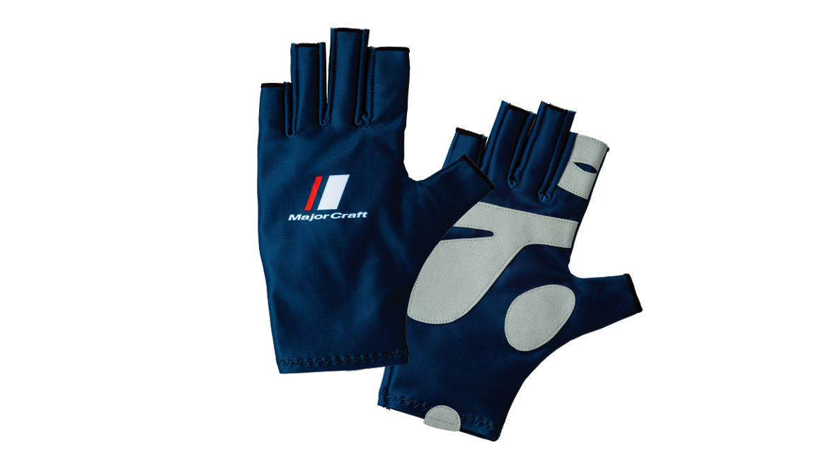 MANUSI MAJOR CRAFT UV-CUT GLOVE L Navy Blue