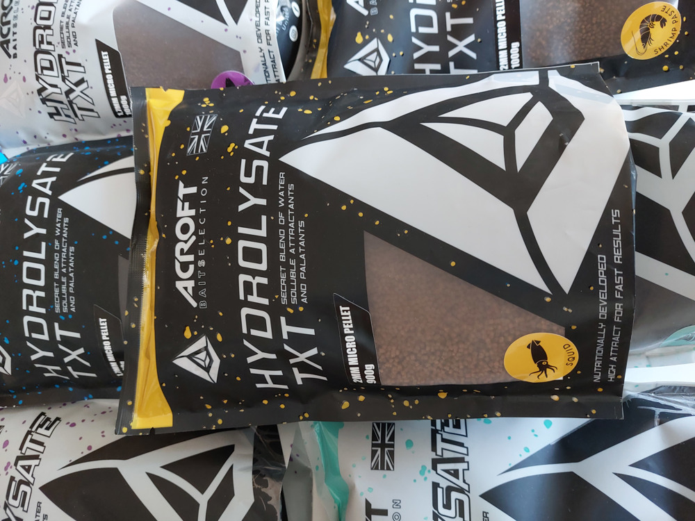 Micropelete AcroftUK Hydrolystate TXT Squid 2mm 900gr